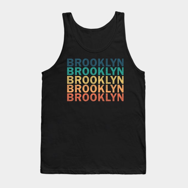 Brooklyn Name T Shirt - Brooklyn Vintage Retro Name Gift Item Tee Tank Top by henrietacharthadfield